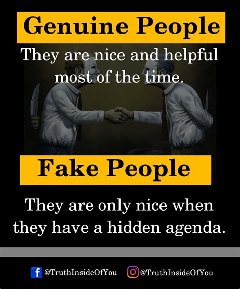 beware of those who are fake nice